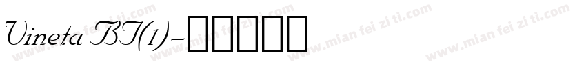 Vineta BT(1)字体转换